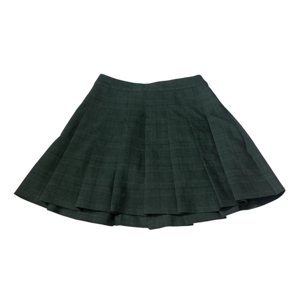 Aritzia Sunday Best Green Plaid Women's Skirt Size 4